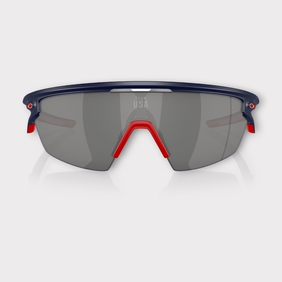 Oakley OO9471 Team USA Sphaera Sunglasses, Matte Navy Frame, Prizm Black Lens